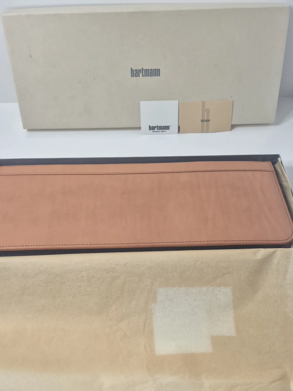 Tan Leather Travel Accessories Organizer